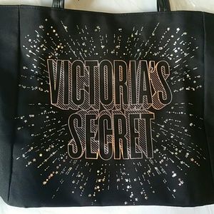 SUPER CUTE SHINY STAR VICTORIA'S SECRET TOTE BAG